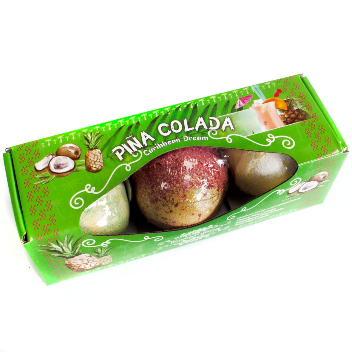 Pack Bombas de Banho – Pina Colada (Pack 3 unidades)
