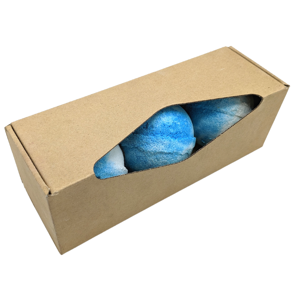 Bomba de Banho – Anjo Branco | Azul e Branco (Pack 3 unidades)