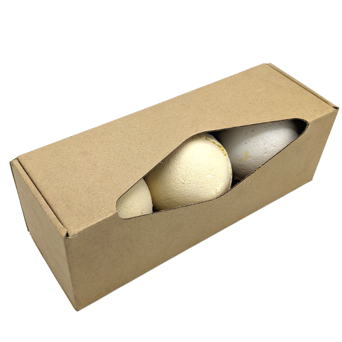 Bomba de Banho – Merengue de Limão | Branco e Amarelo (Pack 3 unidades)